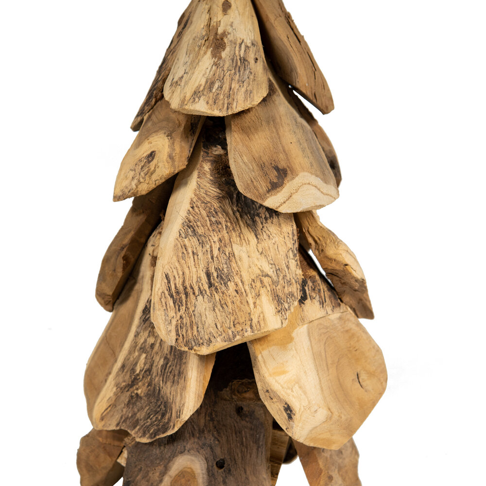 Teakhouten kerstboom kopen in Zwolle Kerstdecoratie JoJo Living