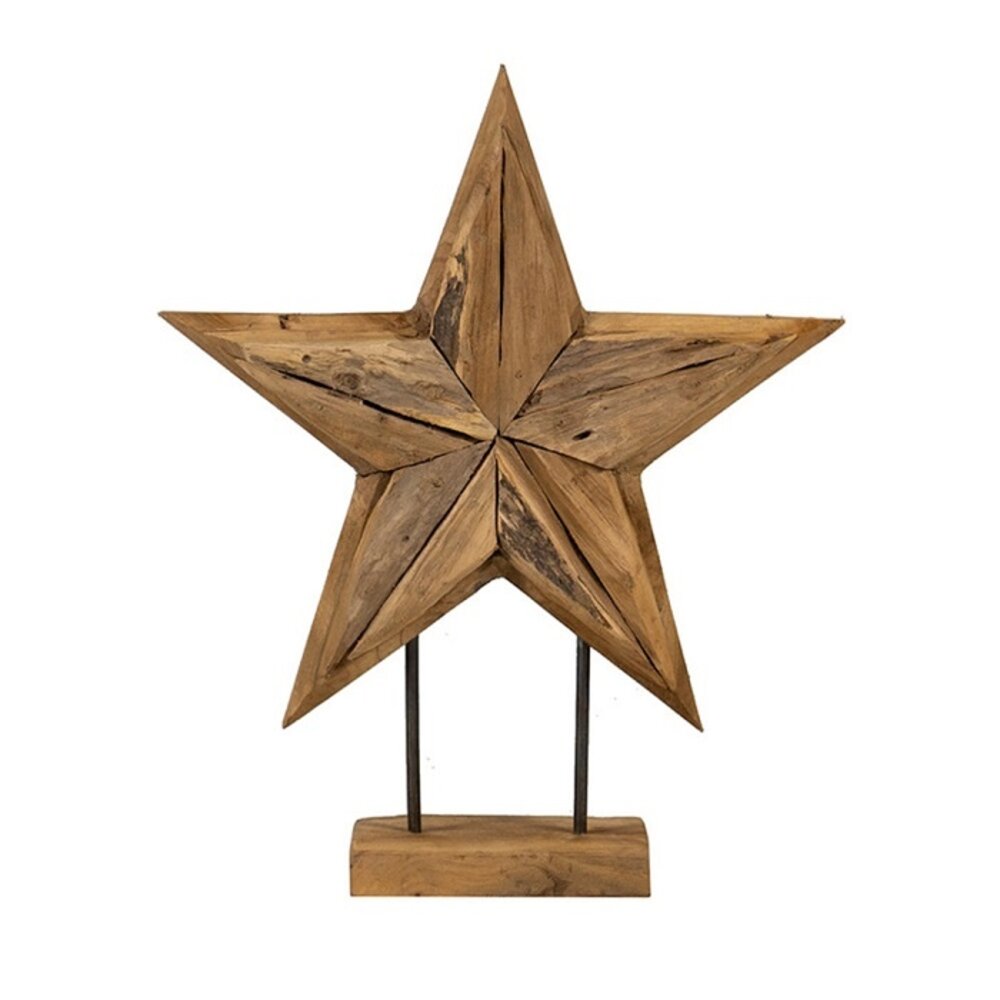 JoJo Living Teakhouten kerstster - diverse afmetingen