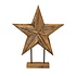 Teakhouten kerstster - diverse afmetingen Teakhouten kerstster - diverse afmetingen