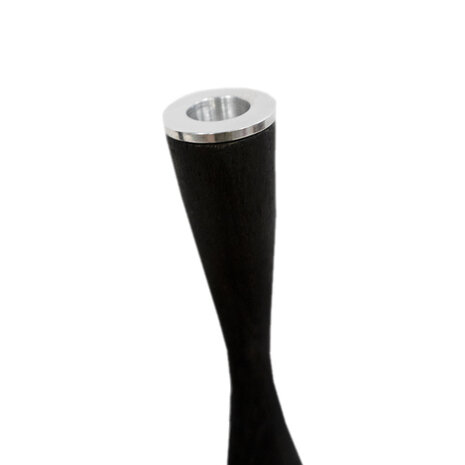 JoJo Living Teakhouten kandelaren zwart JoJo Living Teakhouten kandelaren zwart