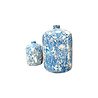JoJo Living Vaas Botol Bensim Blauw - set van 2 JoJo Living Vaas Botol Bensim Blauw - set van 2