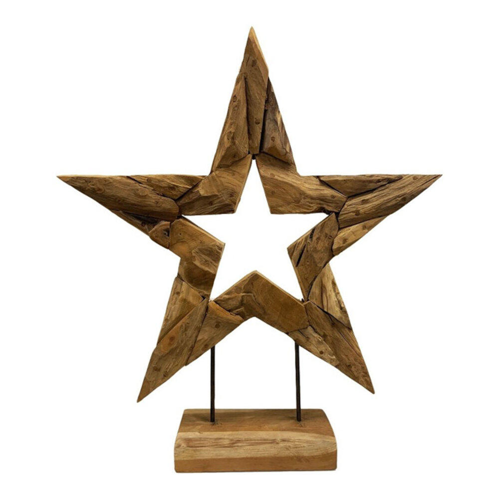 JoJo Living Teakhouten ster open -  diverse afmetingen