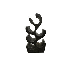 JoJo Living Suarhouten wijnrek zwart - diverse varianten JoJo Living Suarhouten wijnrek zwart - diverse varianten