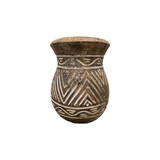 JoJo Living Suarhouten vaas Carving JoJo Living Suarhouten vaas Carving