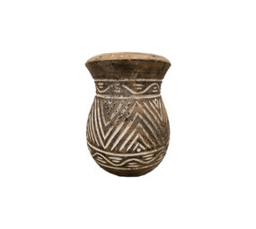 JoJo Living Suarhouten vaas Carving JoJo Living Suarhouten vaas Carving
