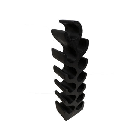 JoJo Living Suarhouten wijnrek zwart - diverse varianten JoJo Living Suarhouten wijnrek zwart - diverse varianten