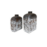 JoJo Living Vaas Pipih - set van 2 JoJo Living Vaas Pipih - set van 2