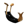JoJo Living Houten fleshouder eend Zwart JoJo Living Houten fleshouder eend Zwart