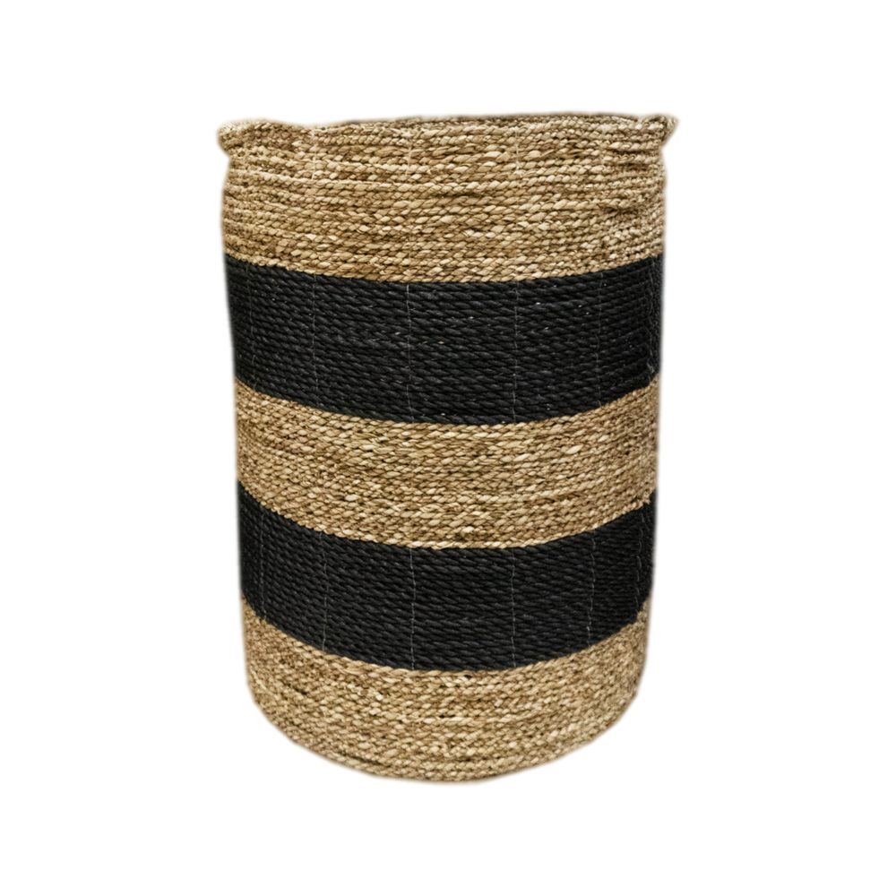 JoJo Living Mand Naturel Zwart - Set van 4 JoJo Living Mand Naturel Zwart - Set van 4