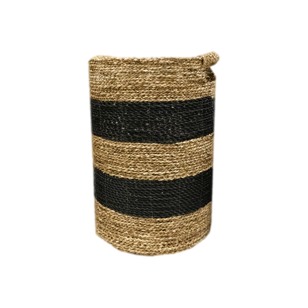 JoJo Living Mand Naturel Zwart - Set van 4 JoJo Living Mand Naturel Zwart - Set van 4