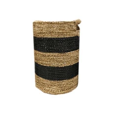 JoJo Living Mand Naturel Zwart - Set van 4 JoJo Living Mand Naturel Zwart - Set van 4