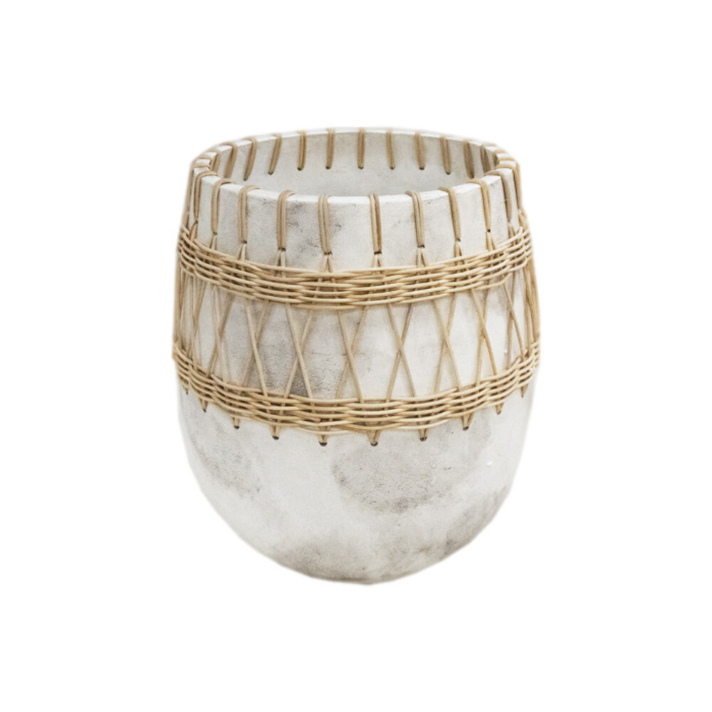 JoJo Living Janik Sisal Vaas - diverse varianten JoJo Living Janik Sisal Vaas - diverse varianten