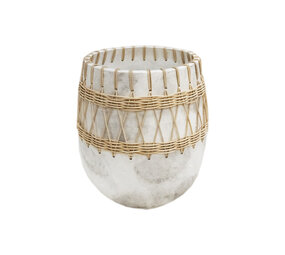 JoJo Living Janik Sisal Vaas - diverse varianten JoJo Living Janik Sisal Vaas - diverse varianten