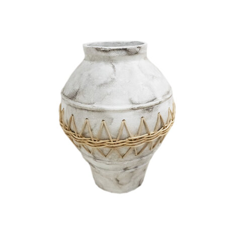 JoJo Living Janik Sisal Vaas - diverse varianten JoJo Living Janik Sisal Vaas - diverse varianten