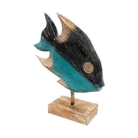 JoJo Living Houten Vis op voet | Model 1 JoJo Living Houten Vis op voet | Model 1