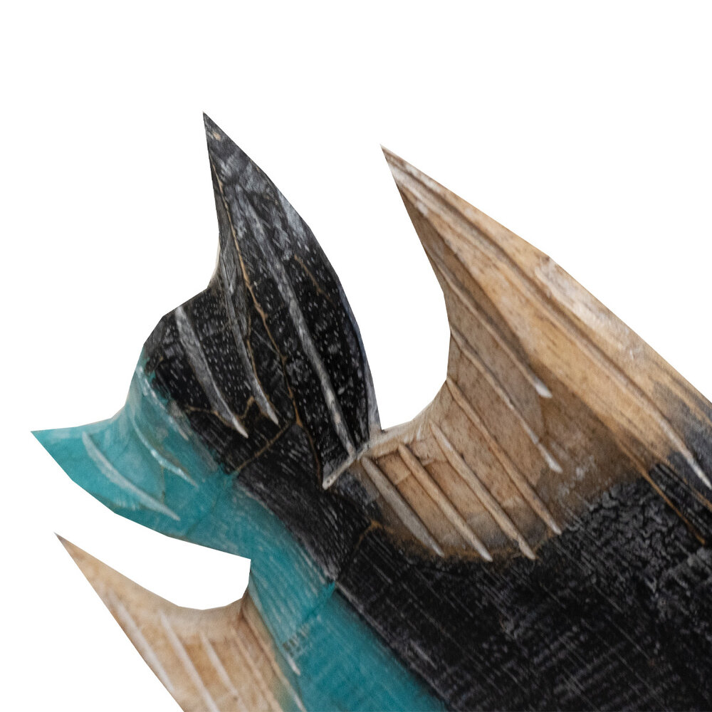 JoJo Living Houten Vis op voet | Model 1 JoJo Living Houten Vis op voet | Model 1