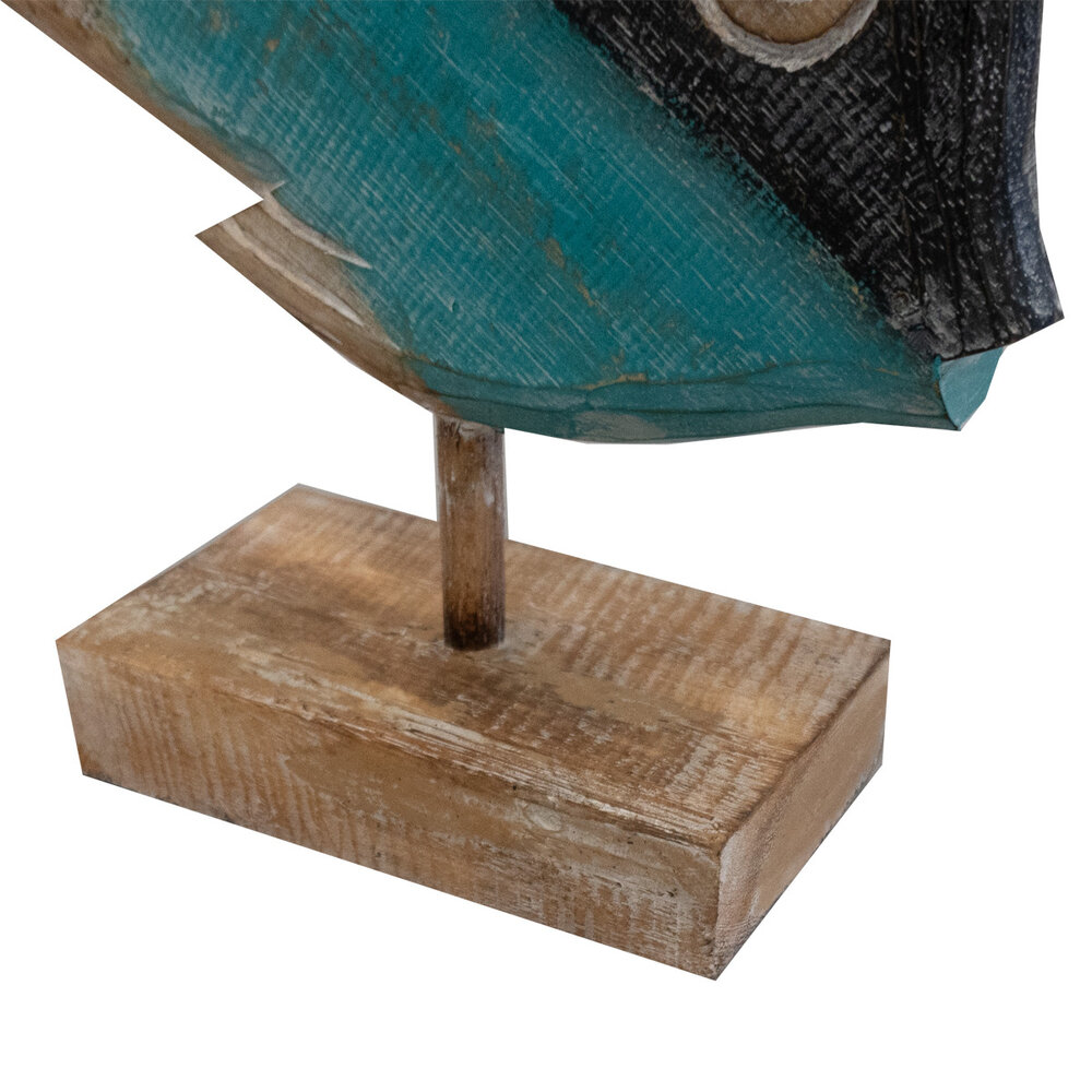 JoJo Living Houten Vis op voet | Model 1 JoJo Living Houten Vis op voet | Model 1