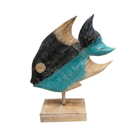 JoJo Living Houten Vis op voet | Model 1 JoJo Living Houten Vis op voet | Model 1