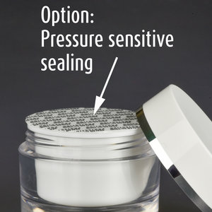 Option "Pressure sensitive" sealing for cover 50 ml