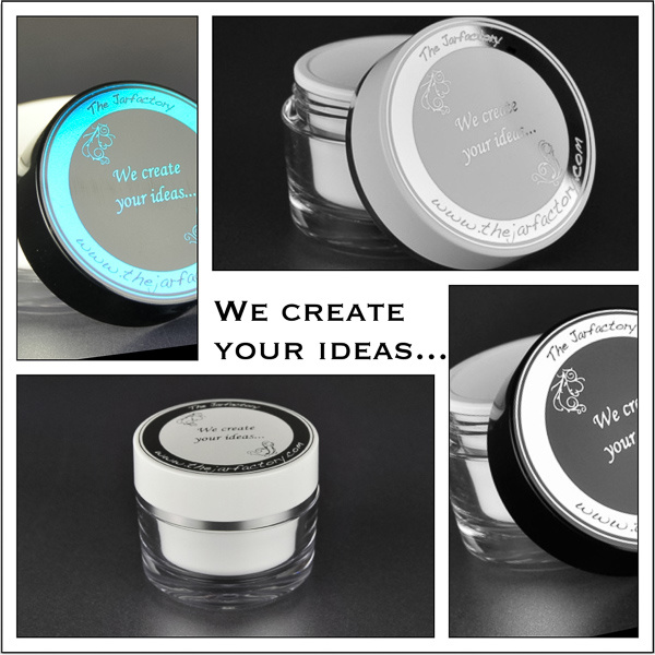 Luxury printing decoration cosmetic jars 