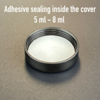 Option : Adhesive sealing inside cover