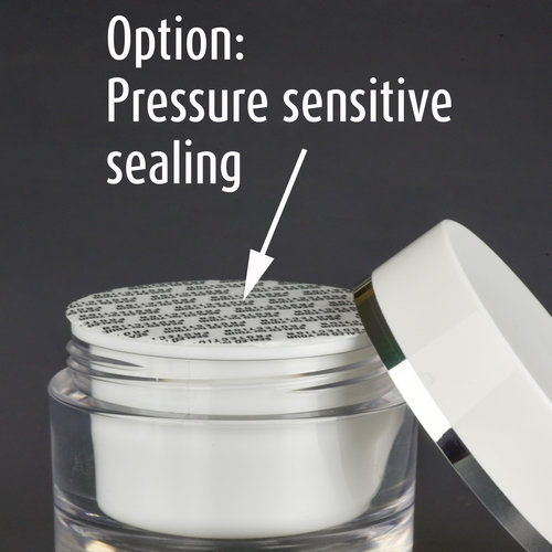 Option "Pressure sensitive" sealing pour couvercle  Evyta 100 ml