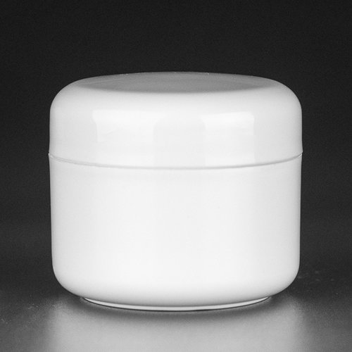DuoLine - serie  DuoLine 50 ml - Double wall jar - White/white