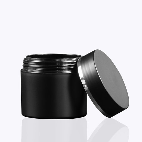 Evyta Serie Evyta 50 ml - Double wall cosmetic jar - manufacturer and wholesale - Black