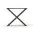 Stalen X-poot met koker 10 x 5 cm