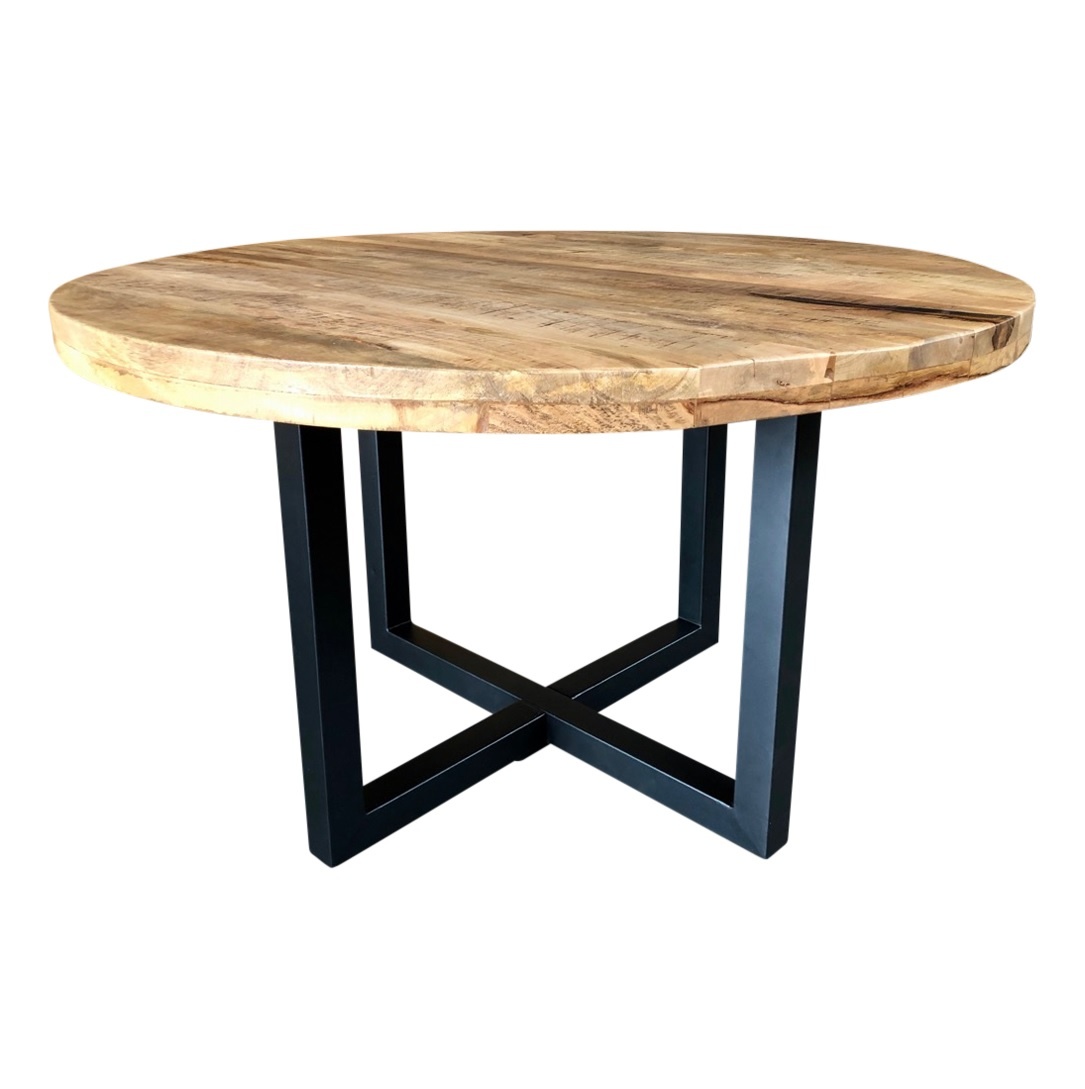 Ronde eetkamertafel Mango 150 cm