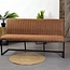 RV Design Eetkamerbank Sanne Cognac