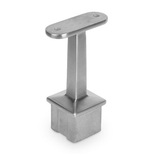 RVS railingsteun - recht (40x40 mm) RVS railingsteun - recht (40x40 mm)