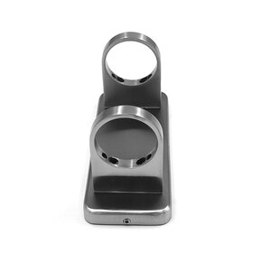 RVS wandanker - dubbele buisklem - Type 2 - rond (48,3 mm) RVS wandanker - dubbele buisklem - Type 2 - rond (48,3 mm)