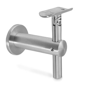RVS leuningdrager - Type 6 - rond (42,4 mm) RVS leuningdrager - Type 6 - rond (42,4 mm)
