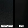 Trapleuning zwart - rechthoekig (50x20 mm) - met leuninghouders type 7 luxe - op maat - zwarte poedercoating - RAL 9005
