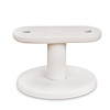 Trapleuning wit - rechthoekig (50x10 mm) - met leuninghouders type 5 - op maat - witte poedercoating - RAL 9016, 9010 of 9001