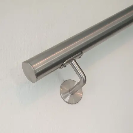 RVS trapleuning gepolijst - rond - op maat - gepolijst RVS 304