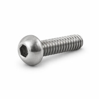 RVS bolkop inbusschroef - M5 x 12 mm