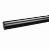Trapleuning zwart - rond smal - op maat - zwarte poedercoating - RAL 9005 Trapleuning zwart - rond smal - op maat - zwarte poedercoating - RAL 9005