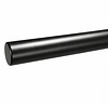 Trapleuning zwart - rond - op maat - zwarte poedercoating - RAL 9005 Trapleuning zwart - rond - op maat - zwarte poedercoating - RAL 9005