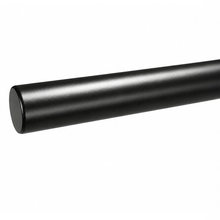 Trapleuning zwart - rond - op maat - zwarte poedercoating - RAL 9005 Trapleuning zwart - rond - op maat - zwarte poedercoating - RAL 9005