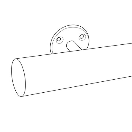 Trapleuning RAL kleur naar wens - rond - met leuninghouders type 4 - op maat - voor buiten - poedercoating in iedere RAL kleur - Copy Trapleuning RAL kleur naar wens - rond - met leuninghouders type 4 - op maat - voor buiten - poedercoating in iedere RAL kleur - Copy