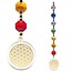Feng Shui Bloem des Levens hanger goudkleurig
