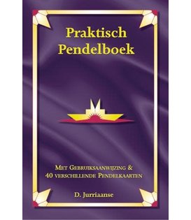 Praktisch pendelboek met gebruiksaanwijzing & 40 verschillende pendelkaarten