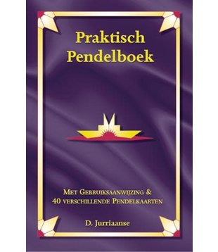 Praktisch pendelboek met gebruiksaanwijzing & 40 verschillende pendelkaarten