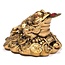 Minibeeldje Feng Shui kikker goud