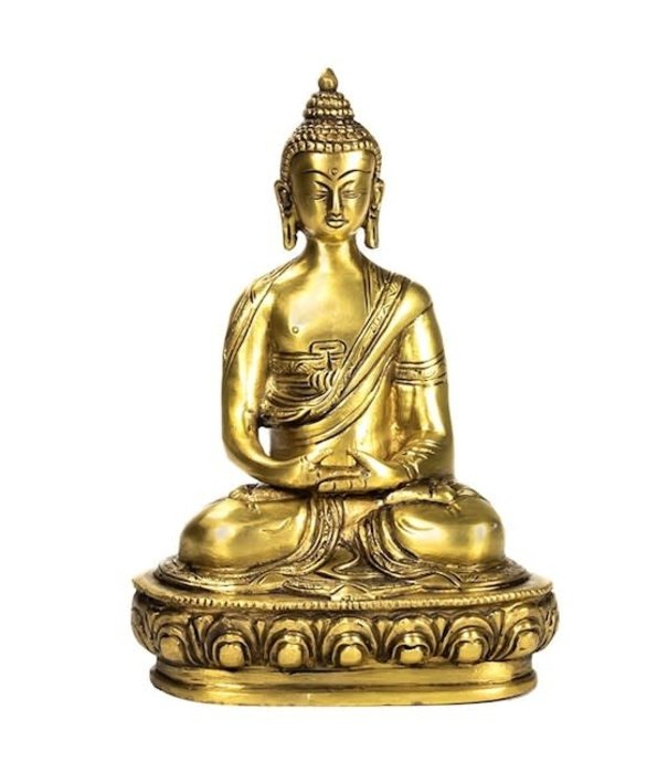 Boeddha Amithaba beeld enkelkleurig