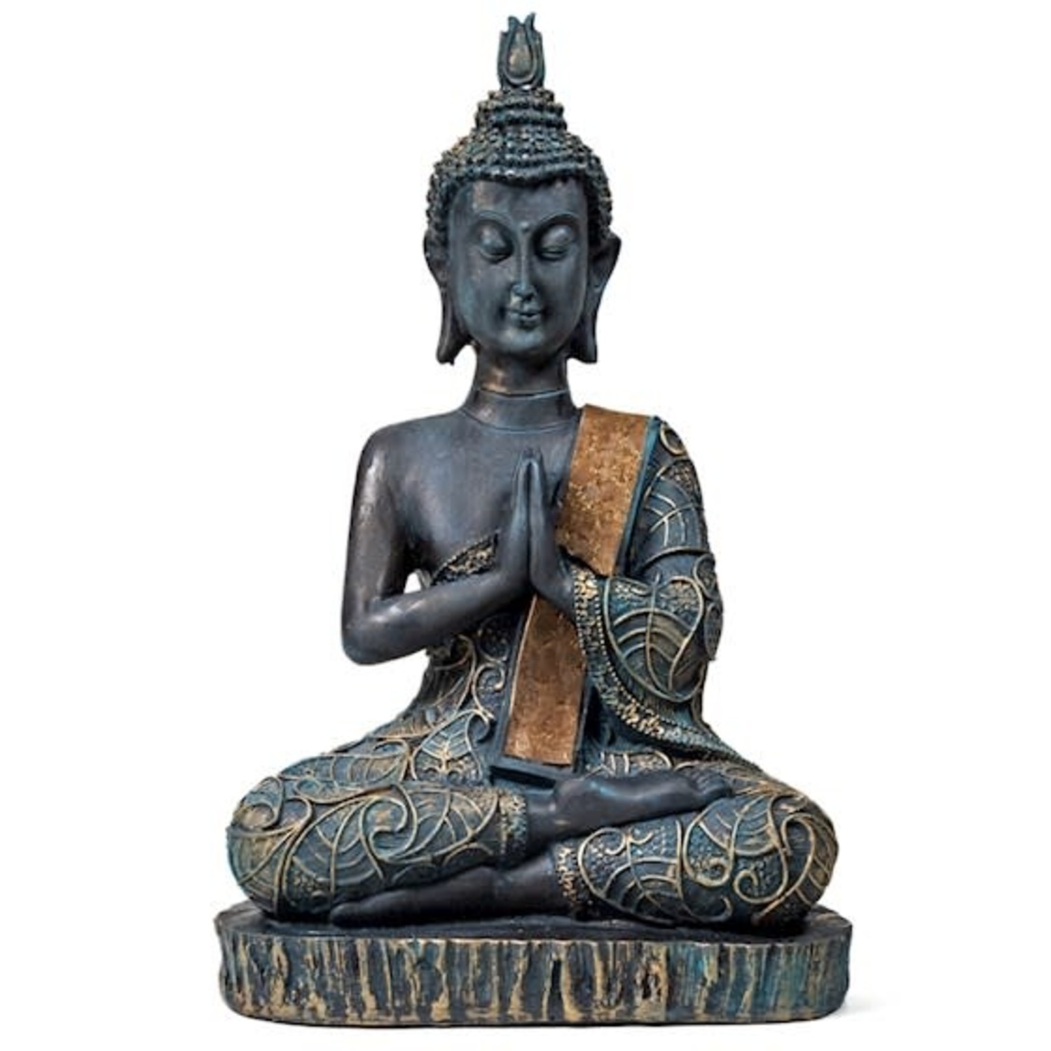 Bruidegom plafond hooi Boeddha in Meditatie antieke finish Thailand - Ananda Nieuwetijdswinkel