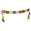 Gebedsvlaggen koord Tibetaans met 10 vlaggen