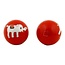 Meridiaankogels Olifanten rood/wit